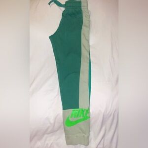 Nike joggers, Color-Multi-Greens, Size L(14/16)